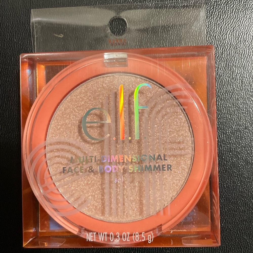 elf multi dimensional face and body shimmer